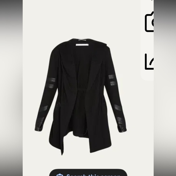 BLANC NOIR
Maitri Traveler Jac $200 black faux leather active casual spring - Picture 6 of 16